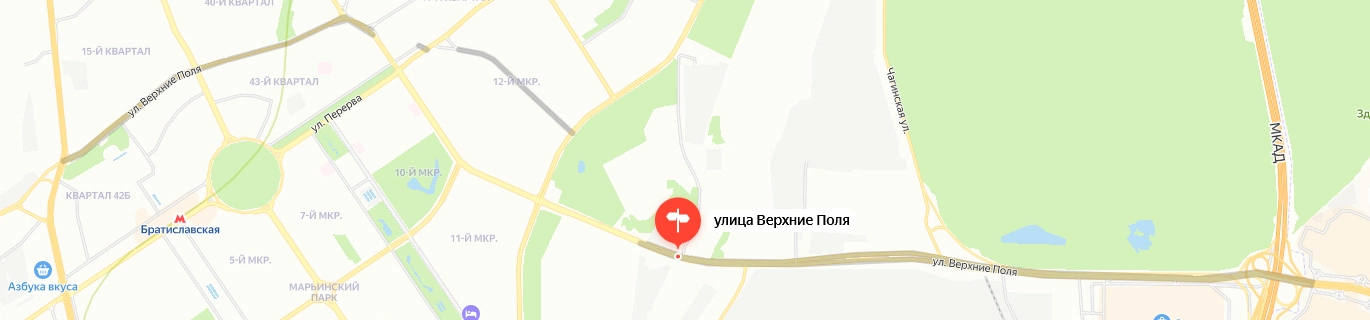 улица Верхние Поля